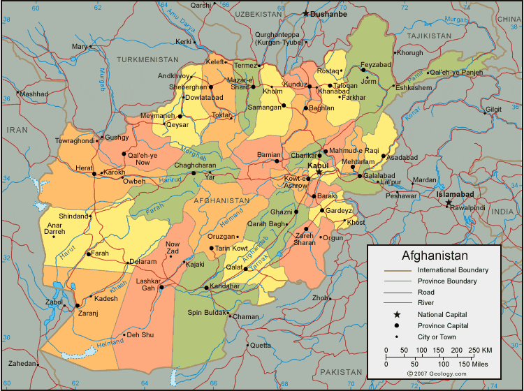 Maps of Afghanistan